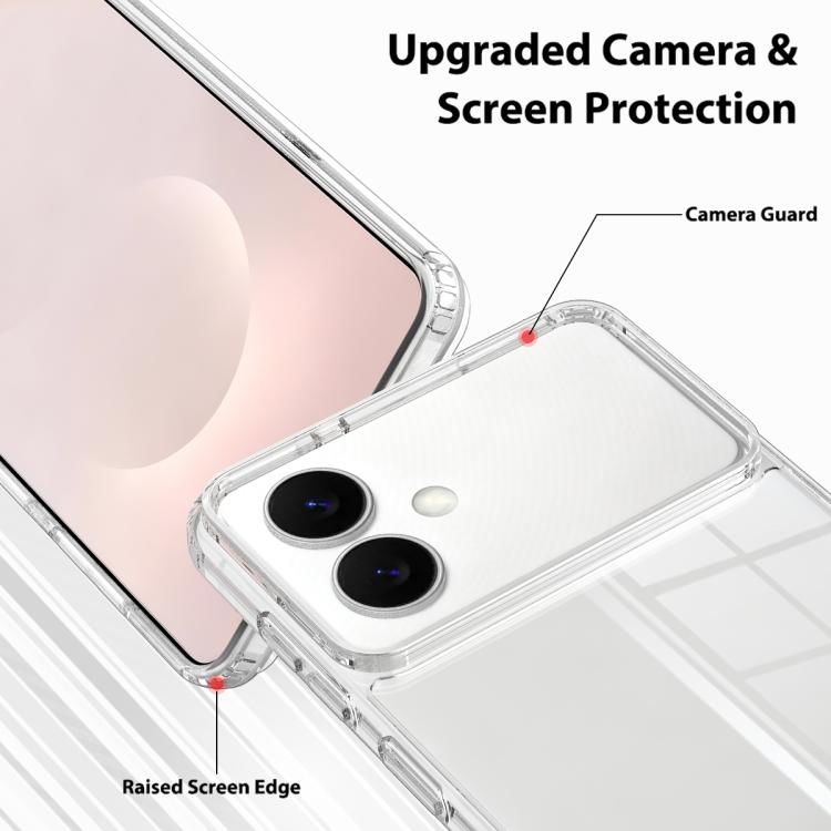 For Samsung Galaxy S26 Edge 5G Scratchproof Acrylic TPU Phone Case - Transparent