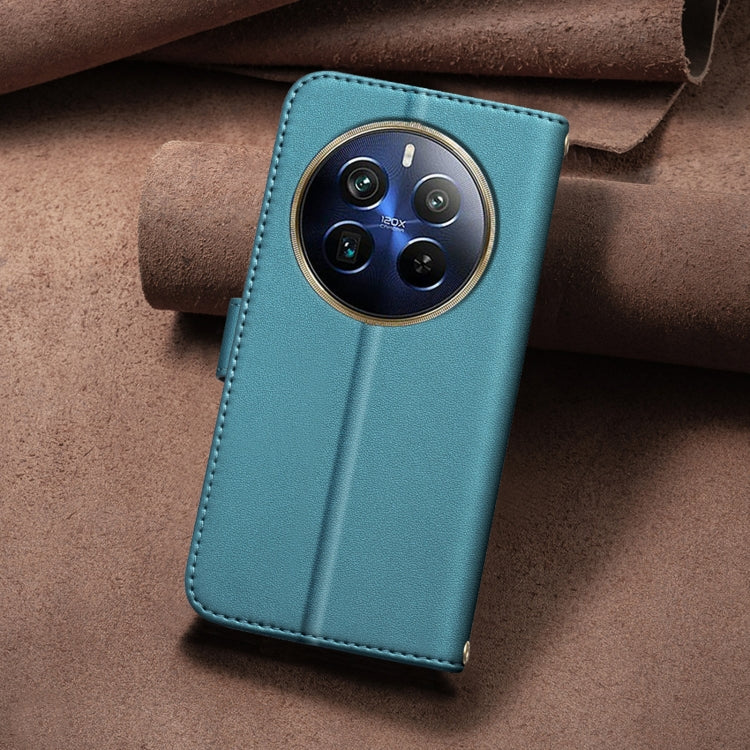 For Realme 12 Pro 5G / 12 Pro+ 5G Global Square Texture Leather Phone Case