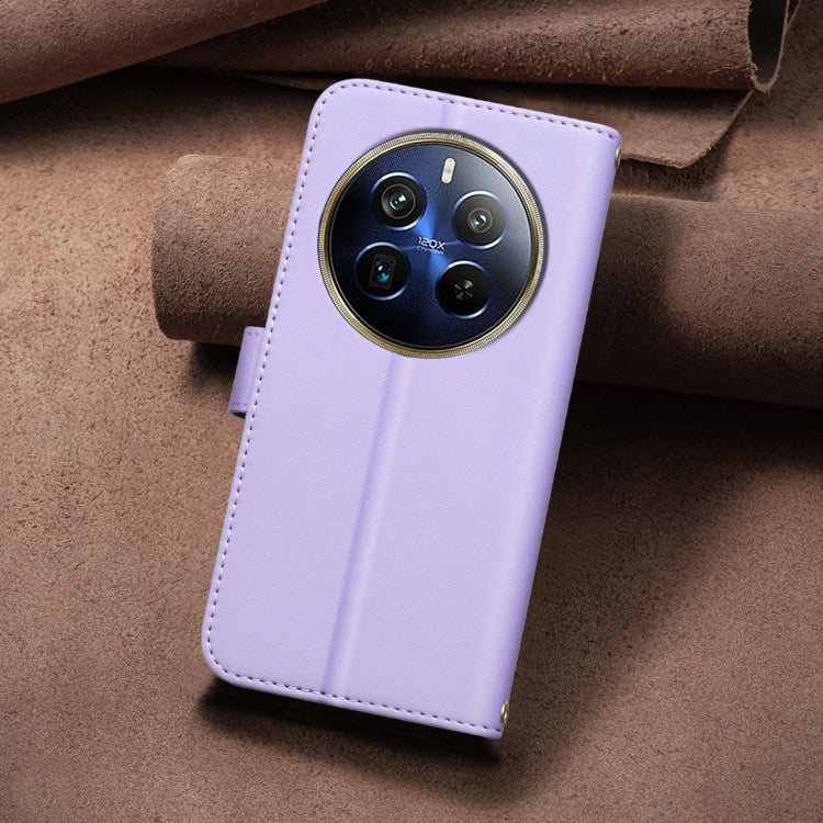 For Realme 12 Pro 5G / 12 Pro+ 5G Global Square Texture Leather Phone Case