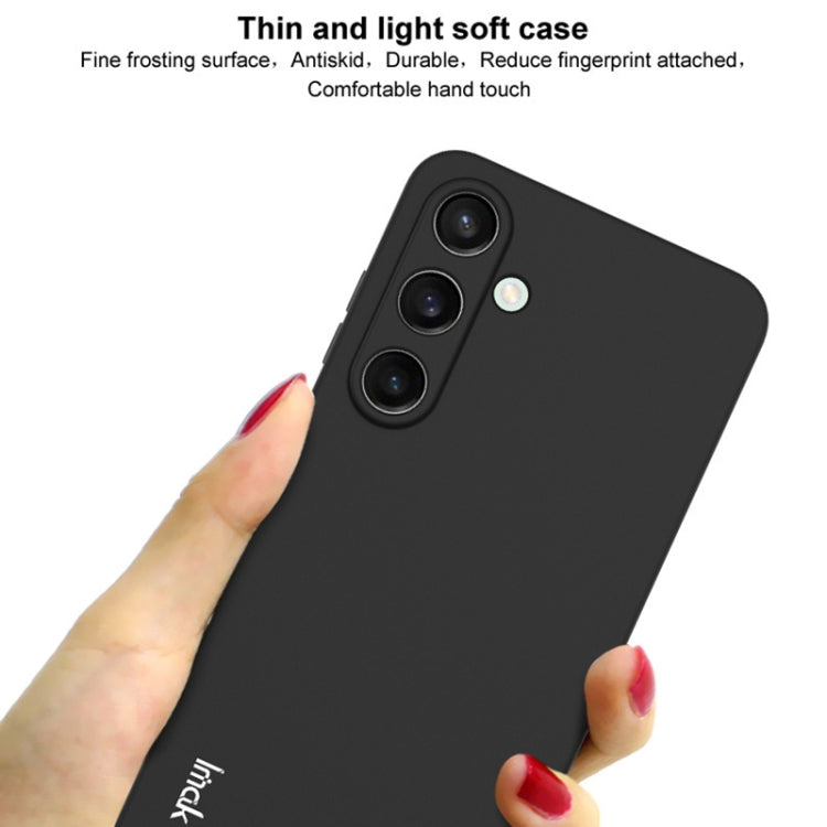 For Samsung Galaxy S24 FE 5G imak UC-3 Series Shockproof Frosted TPU Phone Case - Black
