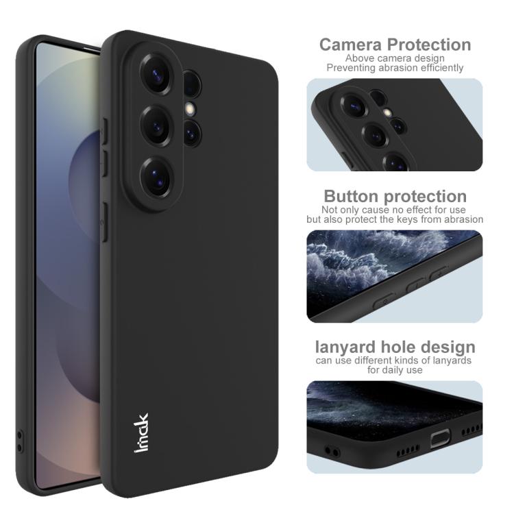 For Samsung Galaxy S26 Ultra 5G imak UC-3 Series Shockproof Frosted TPU Phone Case - Black