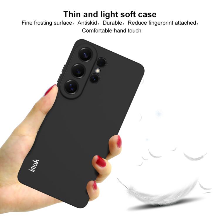 For Samsung Galaxy S26 Ultra 5G imak UC-3 Series Shockproof Frosted TPU Phone Case - Black