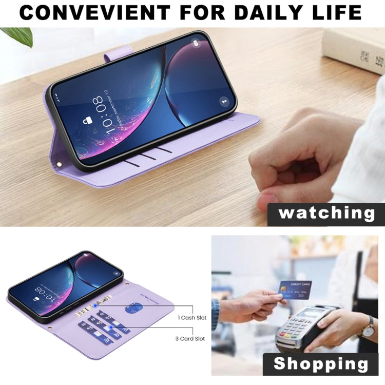 For OPPO A78 4G Square Texture Leather Phone Case
