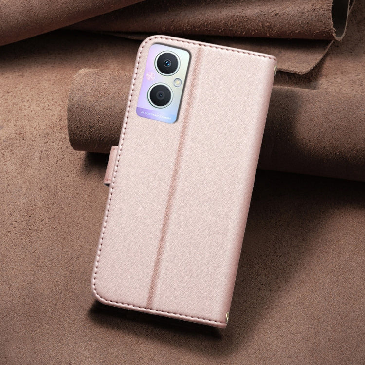 For OPPO A96 5G / Reno7 Z Square Texture Leather Phone Case