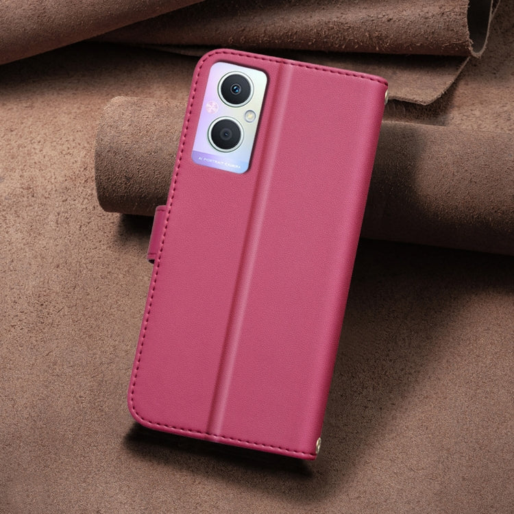 For OPPO A96 5G / Reno7 Z Square Texture Leather Phone Case