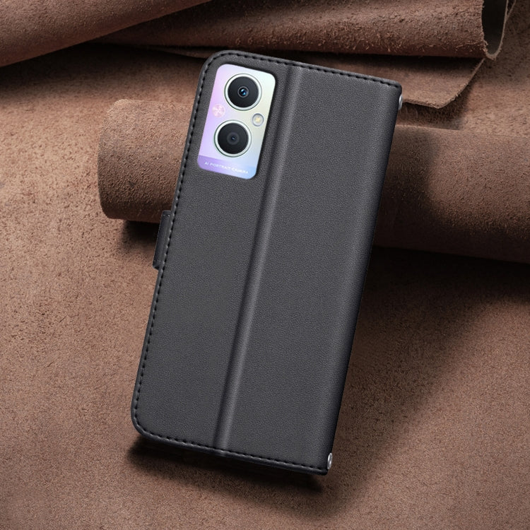For OPPO A96 5G / Reno7 Z Square Texture Leather Phone Case