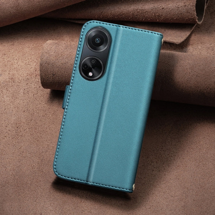 For OPPO A98 5G / F23 / A1 Square Texture Leather Phone Case