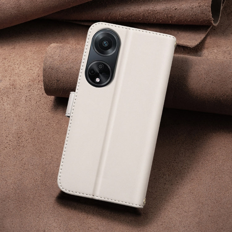 For OPPO A98 5G / F23 / A1 Square Texture Leather Phone Case