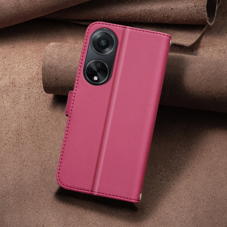 For OPPO A98 5G / F23 / A1 Square Texture Leather Phone Case