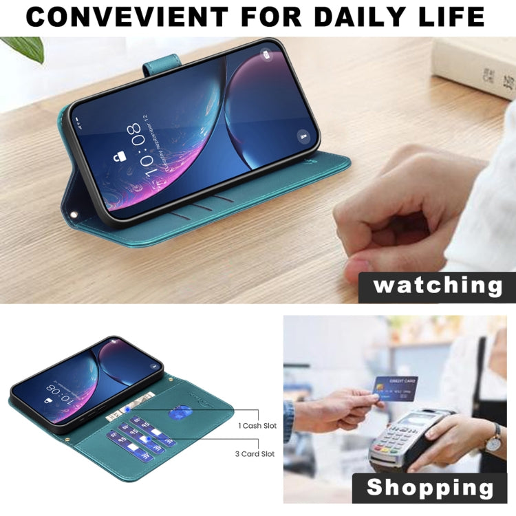 For OPPO Reno11 F 5G Square Texture Leather Phone Case