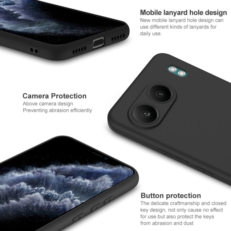 For OnePlus Nord 4 IMAK UC-3 Series Shockproof Frosted TPU Phone Case - Black