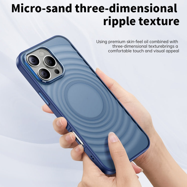 For iPhone 15 Acrylic Skin Feel Corrugated Phone Case