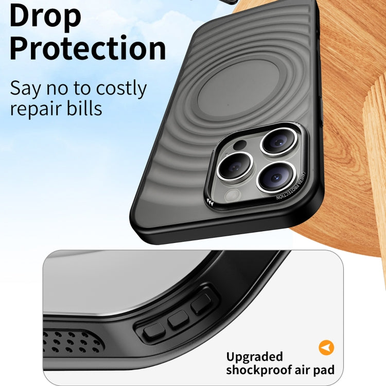 For iPhone 13 Pro Max Acrylic Skin Feel Corrugated Phone Case