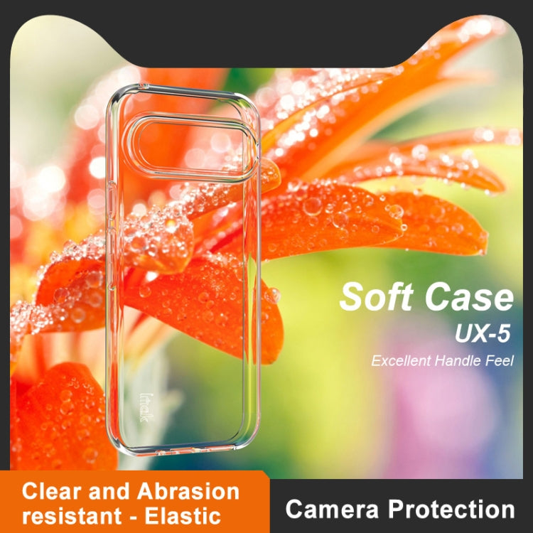 For Google Pixel 9 Pro IMAK UX-5 Series Transparent Shockproof TPU Protective Phone Case