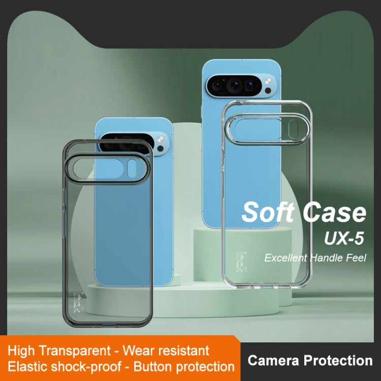 For Google Pixel 9 Pro XL IMAK UX-5 Series Transparent Shockproof TPU Protective Phone Case