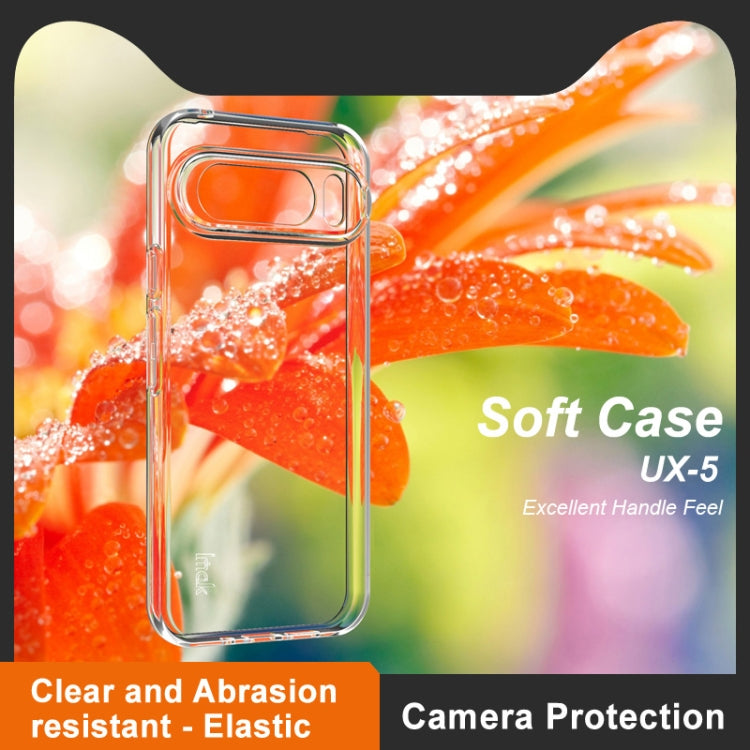 For Google Pixel 9 Pro XL IMAK UX-5 Series Transparent Shockproof TPU Protective Phone Case