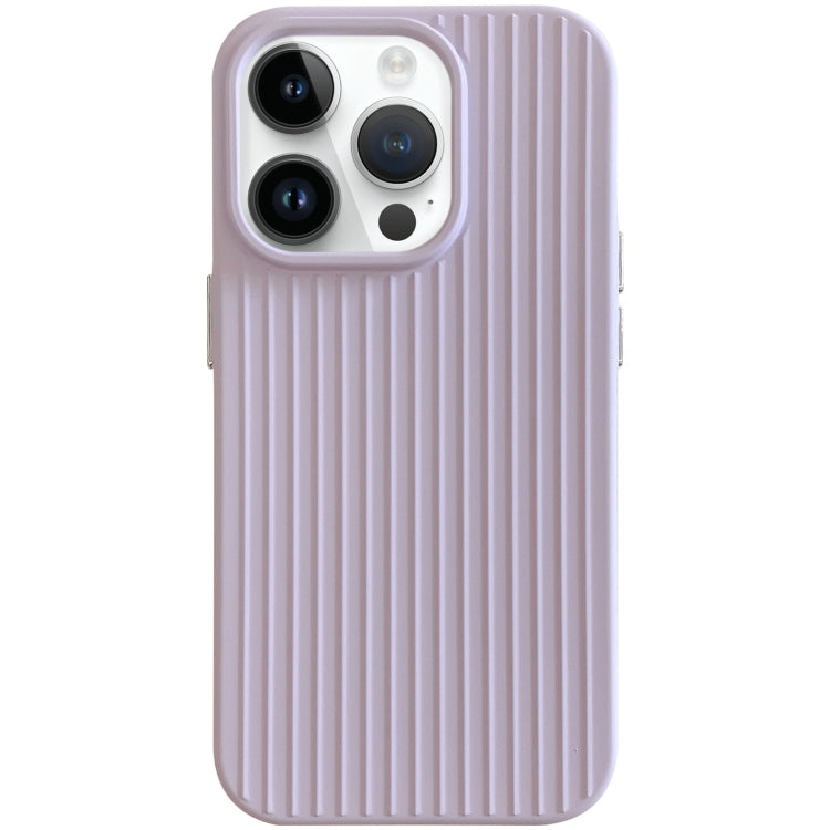 For iPhone 13 Pro Max Macaroon Tile Stripe TPU Hybrid PC Phone Case