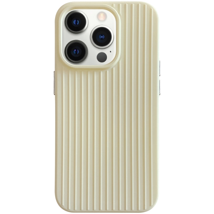 For iPhone 12 Pro Max Macaroon Tile Stripe TPU Hybrid PC Phone Case