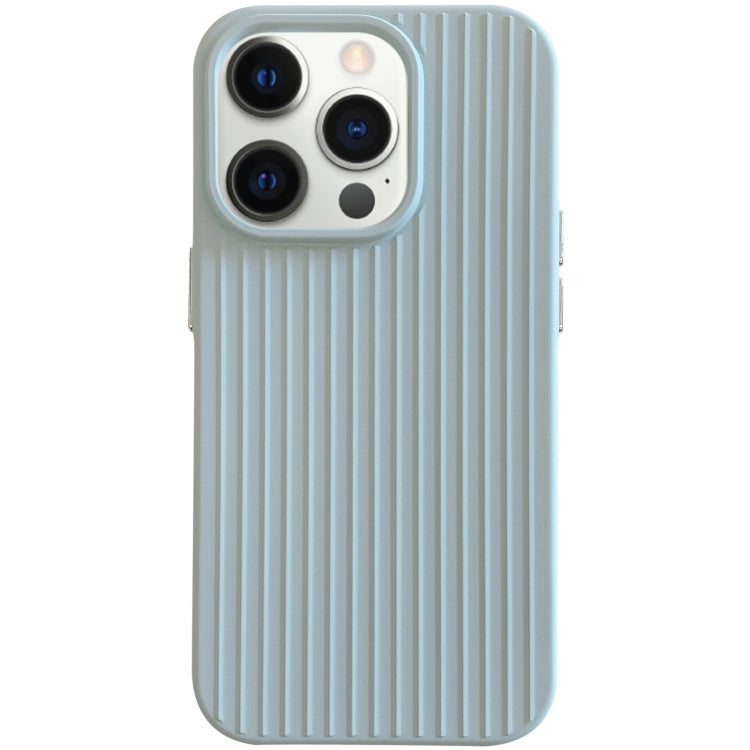 For iPhone 12 Pro Max Macaroon Tile Stripe TPU Hybrid PC Phone Case