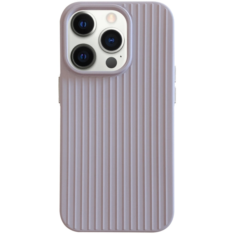 For iPhone 12 Pro Max Macaroon Tile Stripe TPU Hybrid PC Phone Case