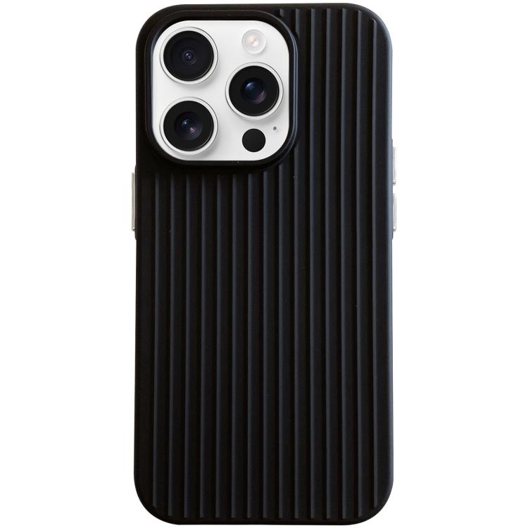 For iPhone 16 Pro Max Macaroon Tile Stripe TPU Hybrid PC Phone Case