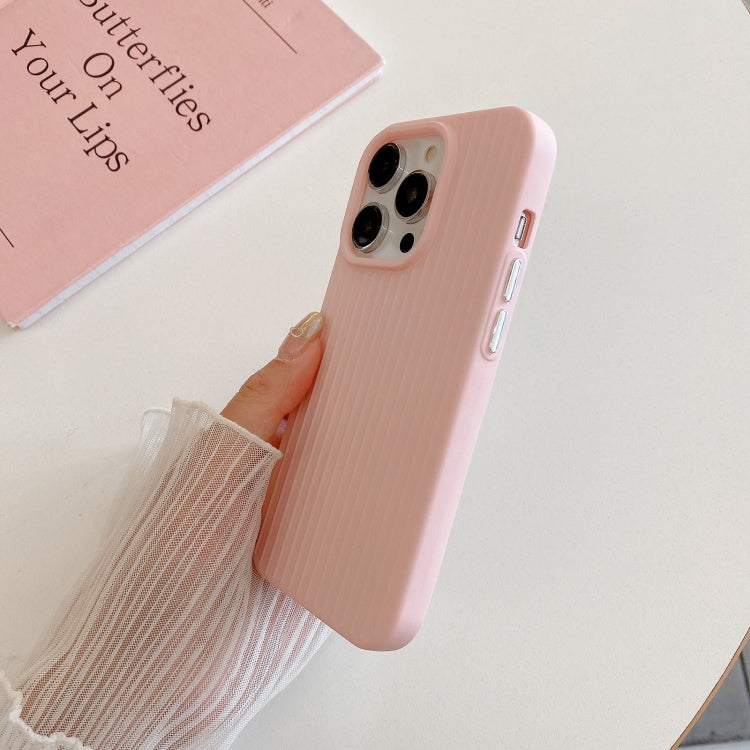 For iPhone 16 Plus Macaroon Tile Stripe TPU Hybrid PC Phone Case