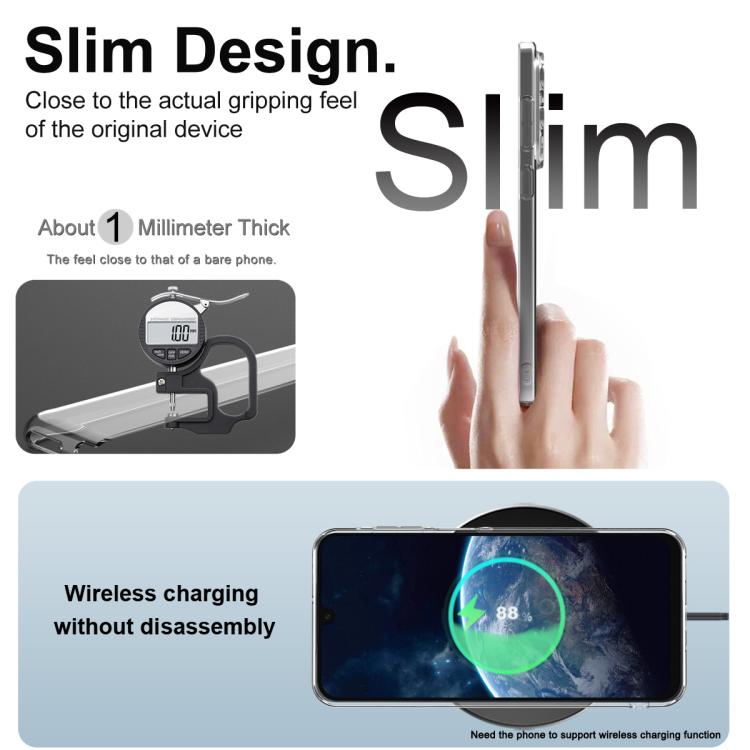 For Samsung Galaxy S25 FE 5G imak UX-5 Series Super Slim Transparent Shockproof TPU Protective Case - Transparent
