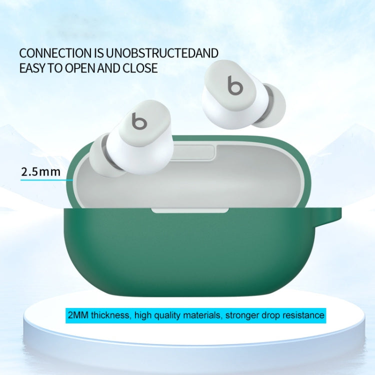 For Beats Solo Buds Wireless Earphones Silicone Protective Case with Hole