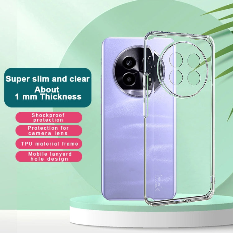 For Realme 13 Pro 5G Global imak UX-5 Series Super Slim Transparent Shockproof TPU Protective Case - Transparent