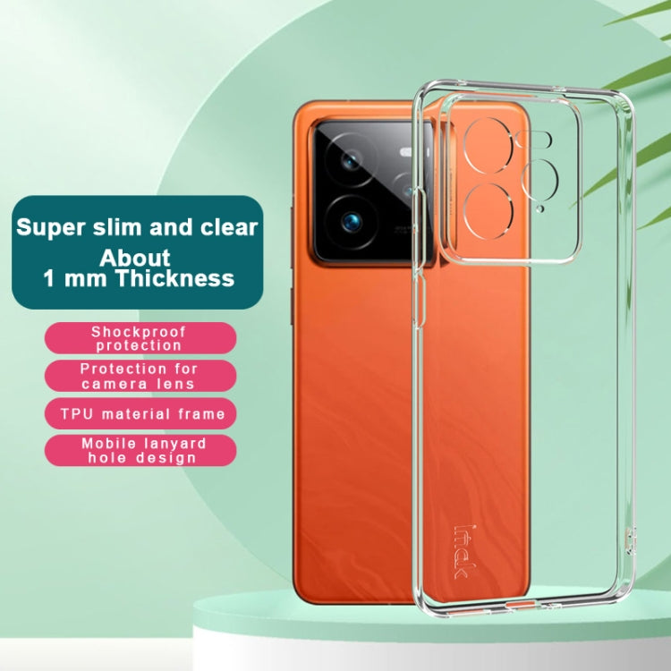 For Realme GT7 Pro imak UX-5 Series Super Slim Transparent Shockproof TPU Protective Case - Transparent