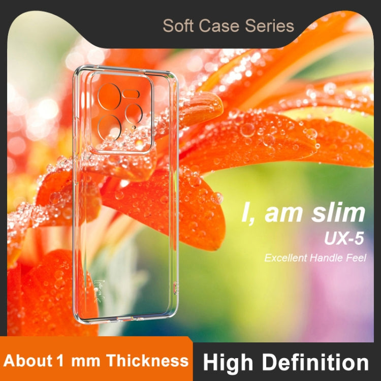 For Realme GT7 Pro imak UX-5 Series Super Slim Transparent Shockproof TPU Protective Case - Transparent