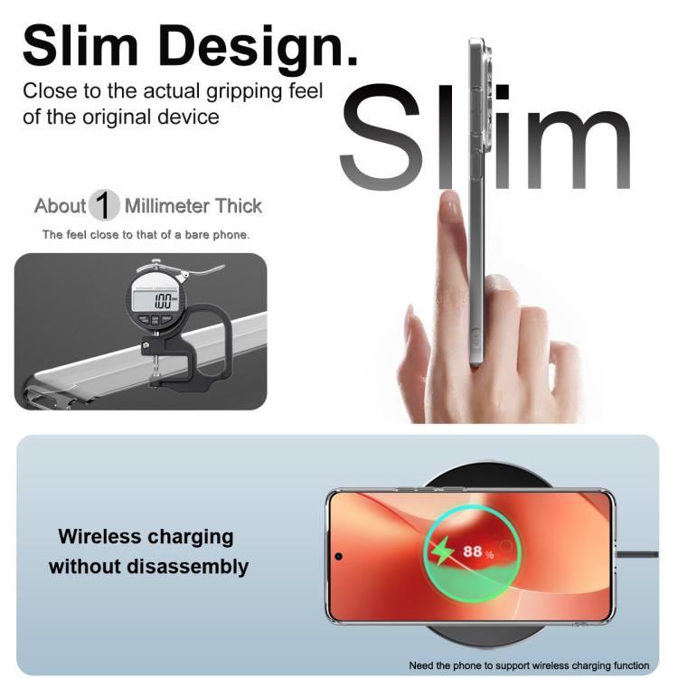 For Realme 15 Pro 5G Global imak UX-5 Series Super Slim Transparent Shockproof TPU Protective Case - Transparent