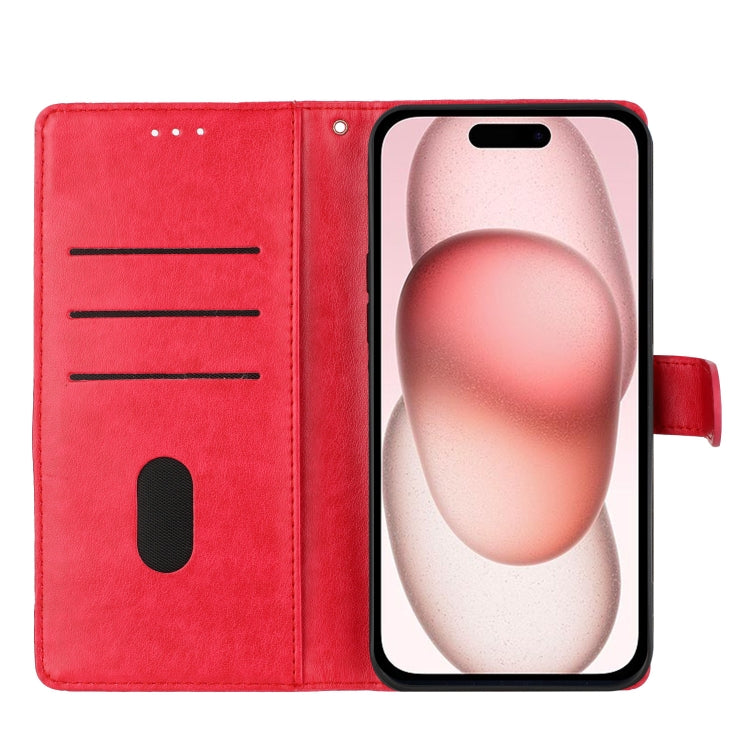 For iPhone 16 Pro Butterflies and Flowers Leather Phone Case