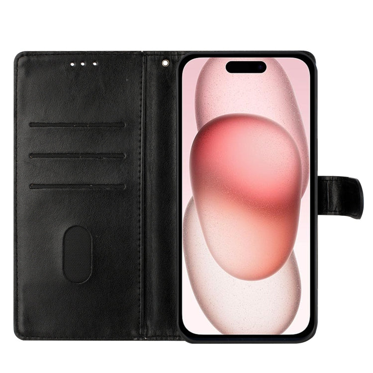 For iPhone XS / X Butterflies and Flowers Leather Phone Case