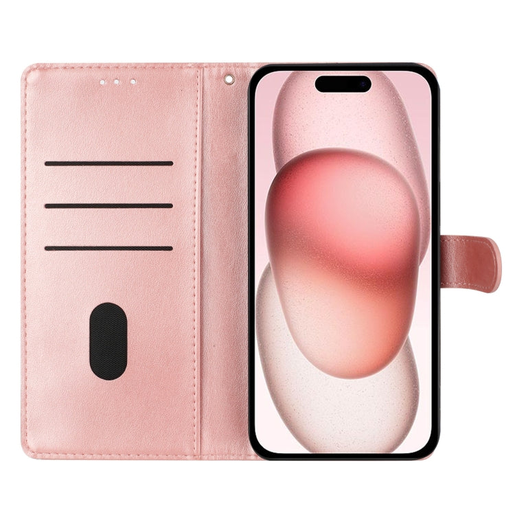 For iPhone XR Butterflies and Flowers Leather Phone Case