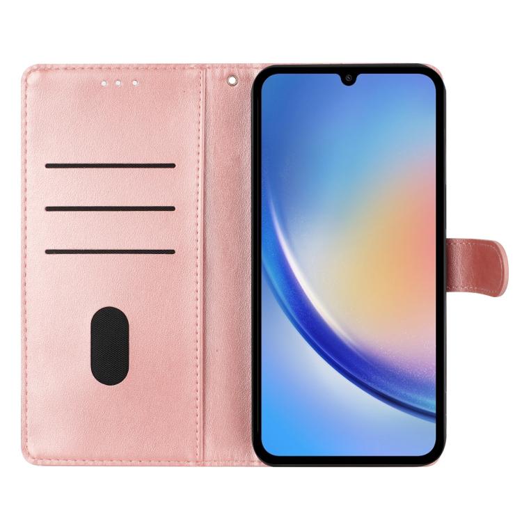 For iPhone 17e / 16e Butterflies and Flowers Leather Phone Case