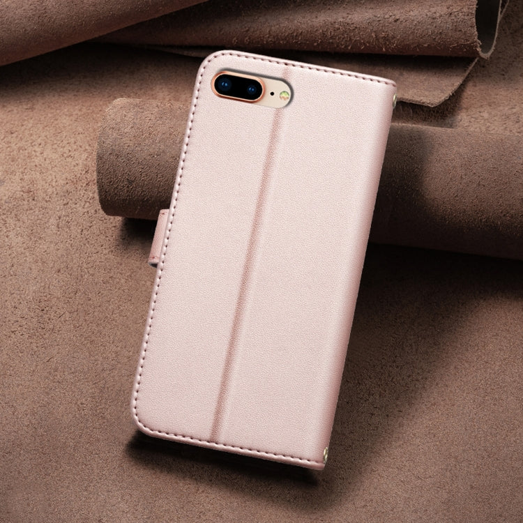 For iPhone SE 2022 / SE 2020 / 8 / 7 Square Texture Leather Phone Case