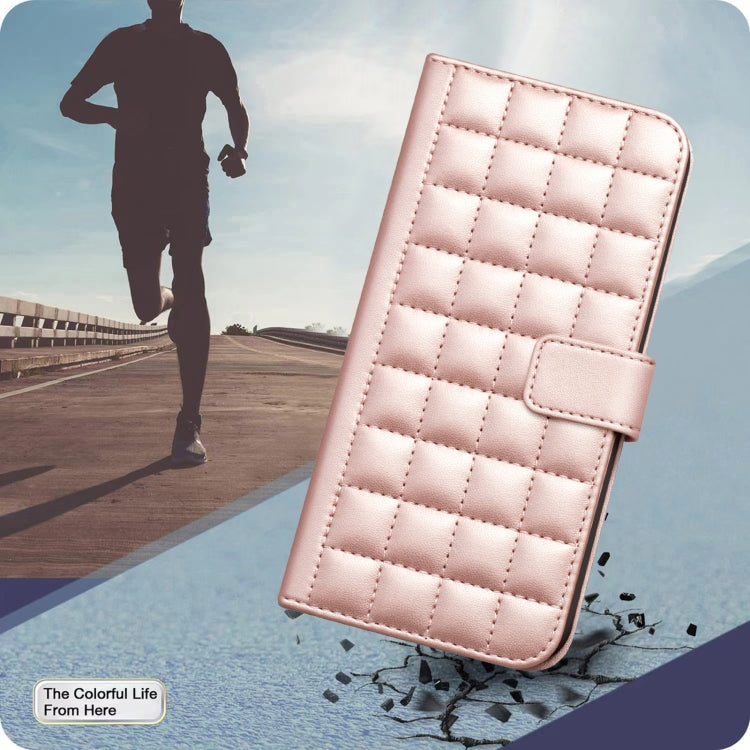 For iPhone 8 Plus / 7 Plus Square Texture Leather Phone Case