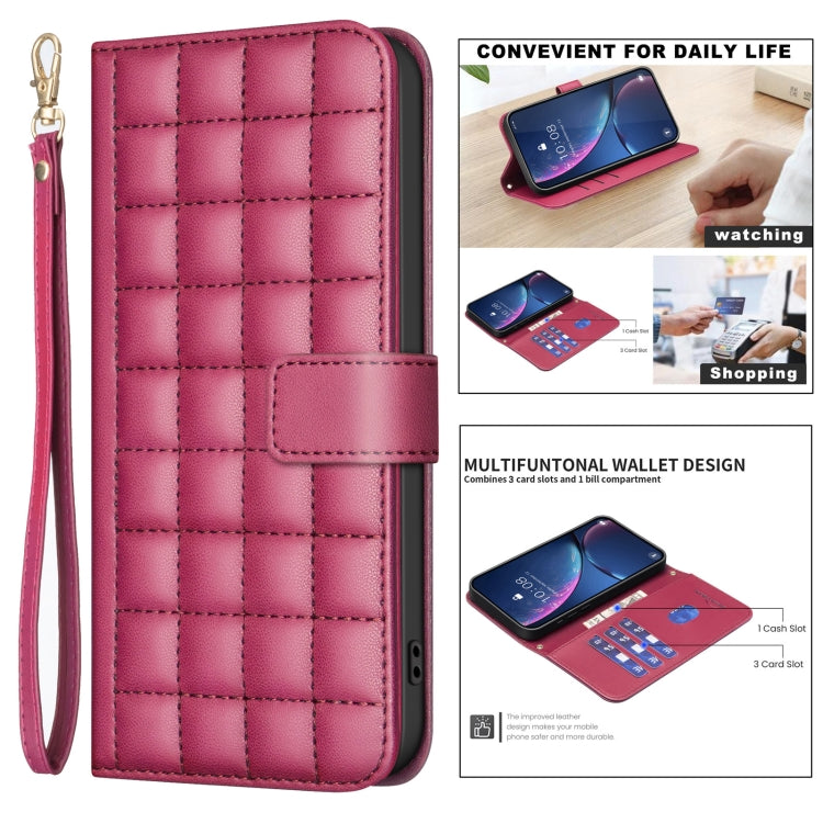 For iPhone 11 Square Texture Leather Phone Case
