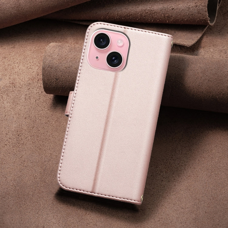 For iPhone 14 / 13 Square Texture Leather Phone Case