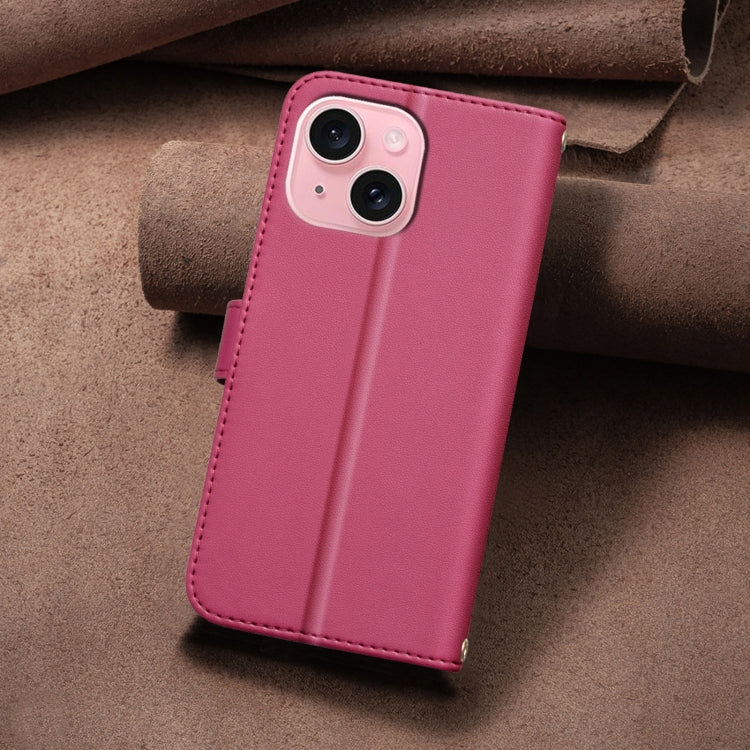 For iPhone 14 / 13 Square Texture Leather Phone Case