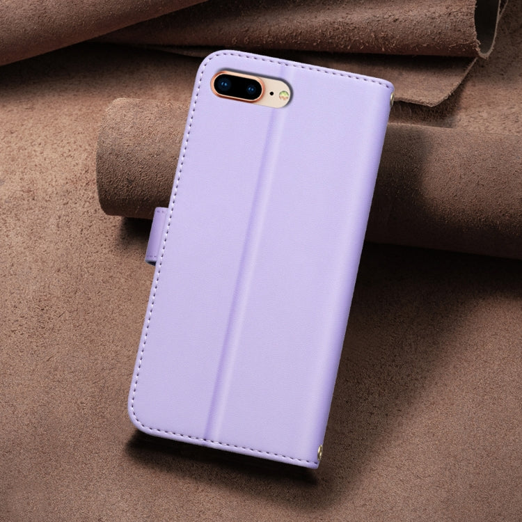 For iPhone 17e / 16e Square Texture Leather Phone Case