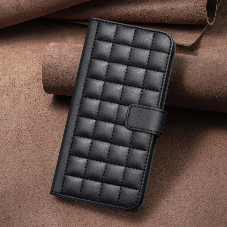 For iPhone XR Square Texture Leather Phone Case