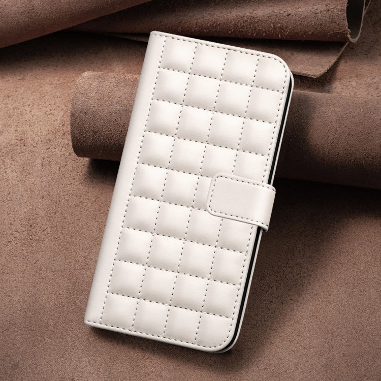 For iPhone XS Max Square Texture Leather Phone Case