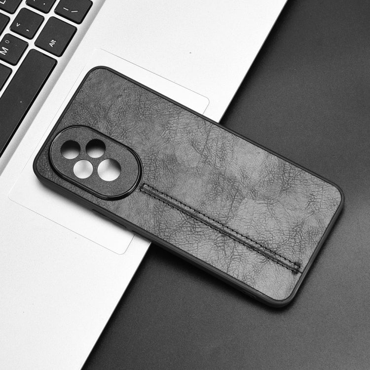 For Honor 200 Pro Cow Pattern Sewing Card Bag Phone Case
