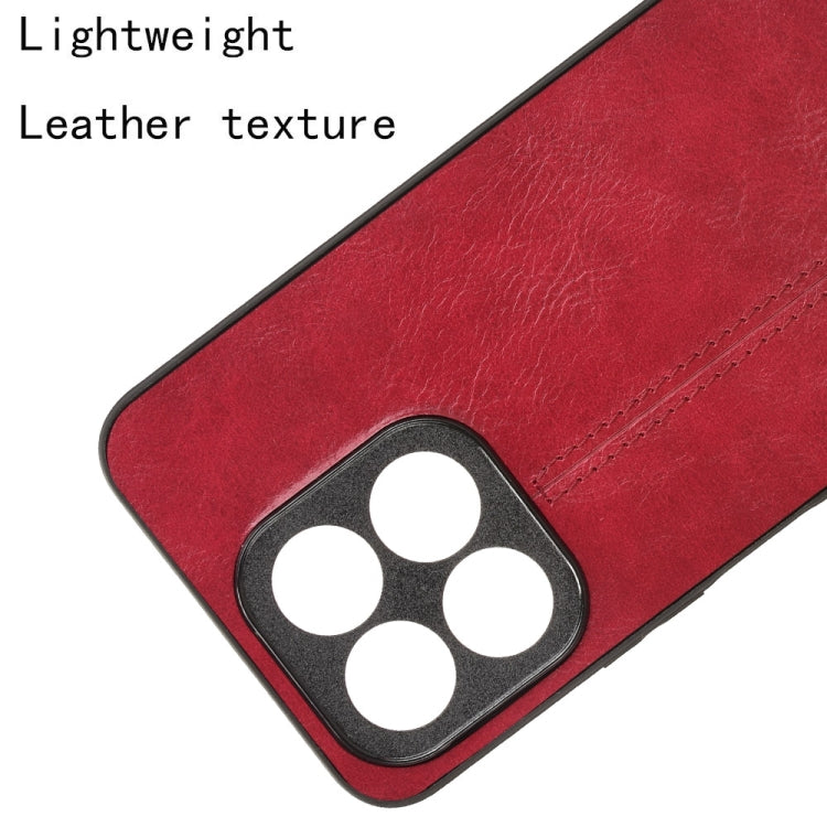 For Honor X6b Cow Pattern Sewing Card Bag Phone Case