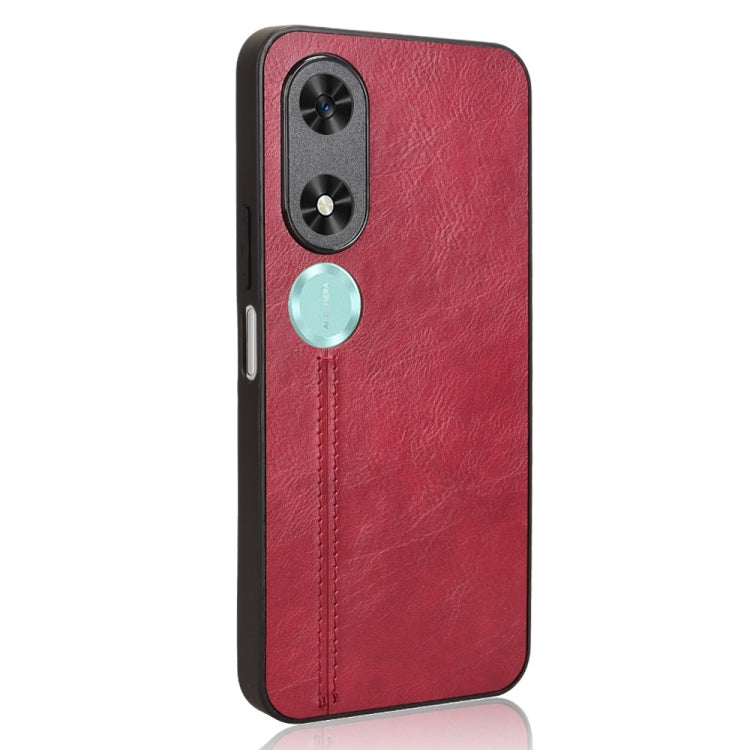 For Honor Play9C Cow Pattern Sewing Card Bag Phone Case