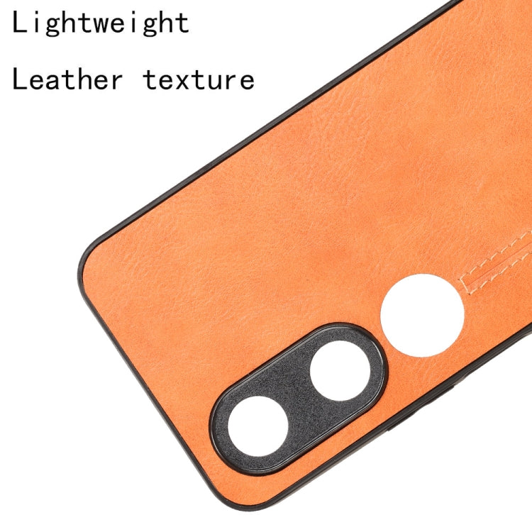 For Honor Play9C Cow Pattern Sewing Card Bag Phone Case