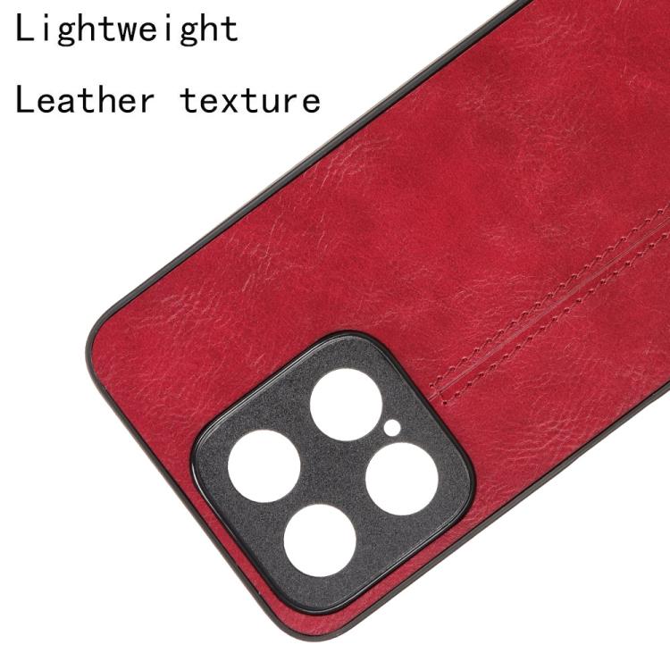 For Honor X5b / Honor X5b Plus Cow Pattern Sewing Card Bag Phone Case