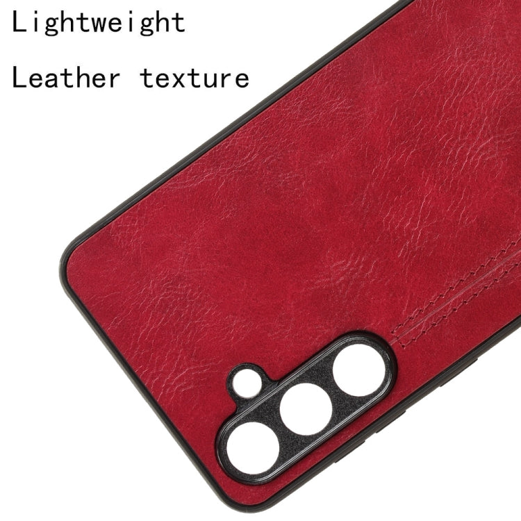 For Samsung Galaxy F55 / M55 / C55 Cow Pattern Sewing Back Cover Phone Case